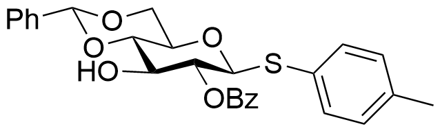 Structure of p-Tolyl 4,6-O-benzylidene-2-O-benzoyl-1-thio-beta-D-glucopyranoside