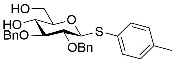 Structure of Tolyl 2,3-di-O-benzyl-1-thio-beta-D-glucopyranoside