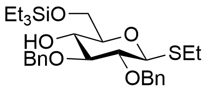 Structure of Ethyl 6-O-triethylsilyl 2,3-di-O-benzyl-1-thio-beta-D-glucopyranoside