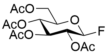 Structure of 2,3,4,6-tetra-O-acetyl-beta-D-glucopyranosyl fluoride