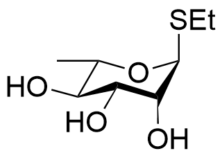 Structure of Ethyl 1-thio-alpha-L-rhamnopyranoside