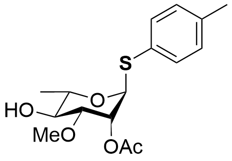 Structure of 4-Methylphenyl 3-O-methyl-2-O-acetyl-1-thio-?-L-rhamnopyranoside