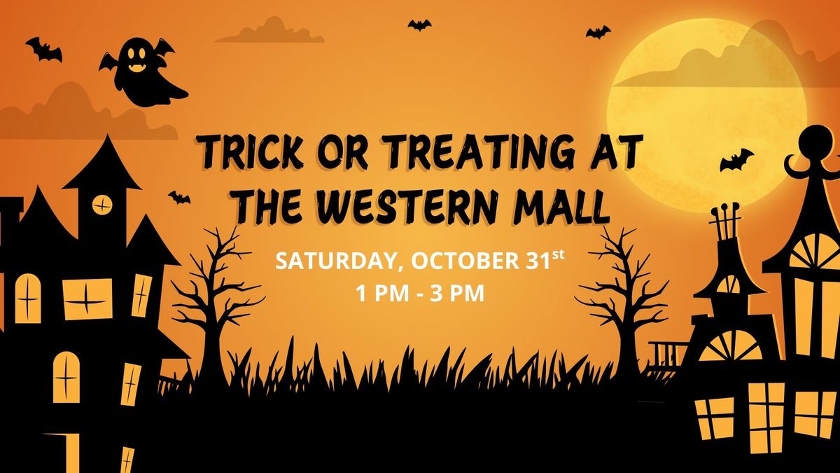 Trick-or-Treating at The Western Mall