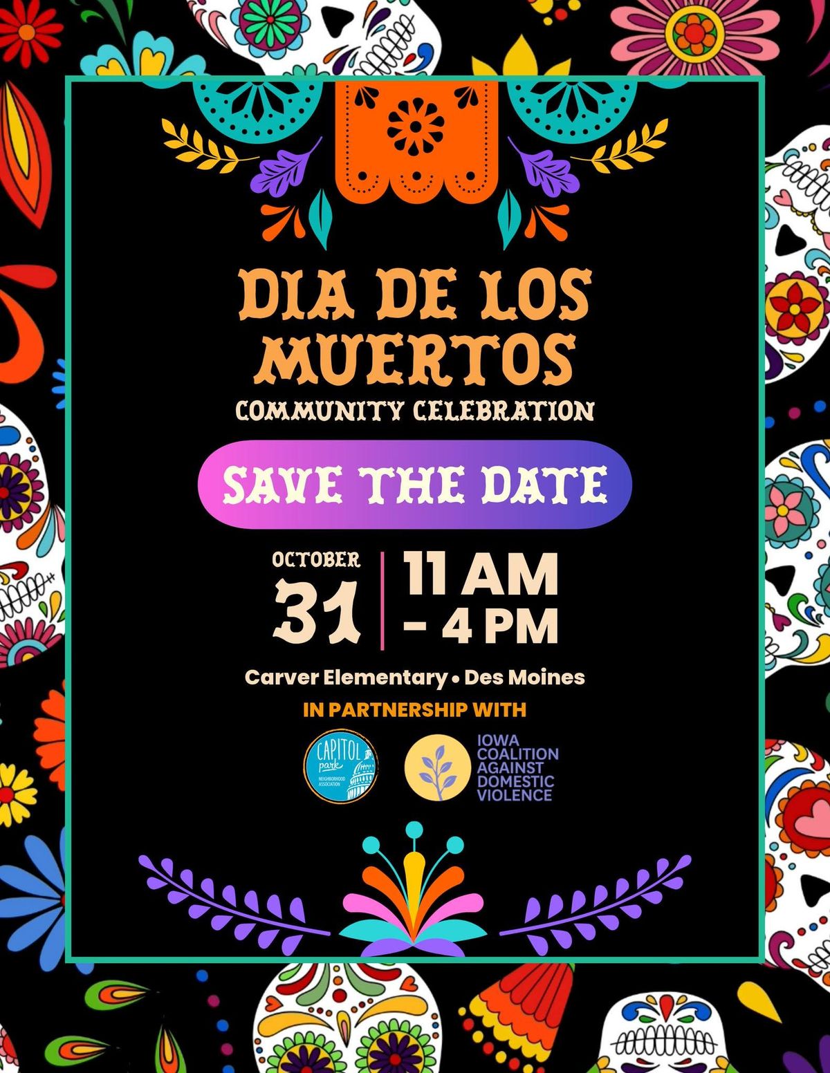 Dia de los Muertos Community Celebration at Carver Elementary