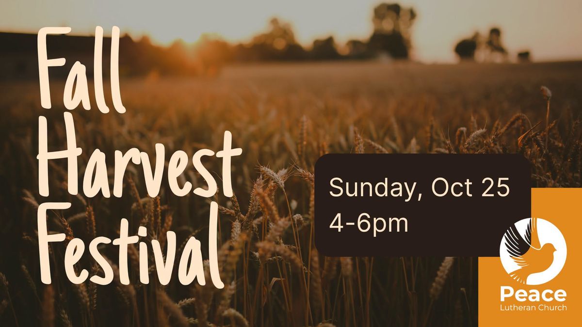 Harvest Festival at Peace Lutheran