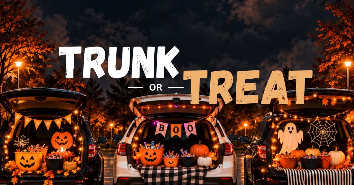 Trunk or Treat at The Crimson parking garage (Cresten Communities)