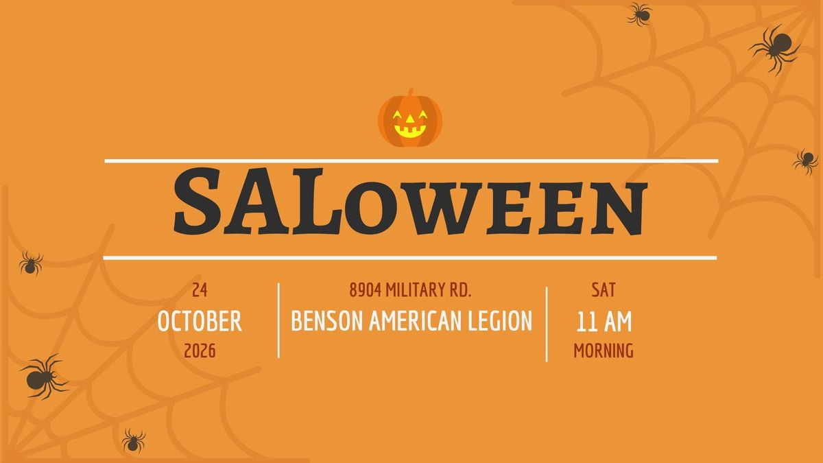11th Annual SALoween: Kids Halloween Party & Trunk or Treat (Benson American Legion)