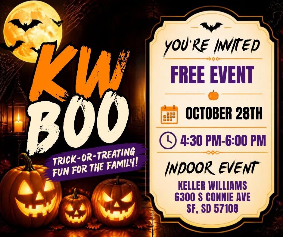 KW BOO 2026 — free indoor family Halloween event