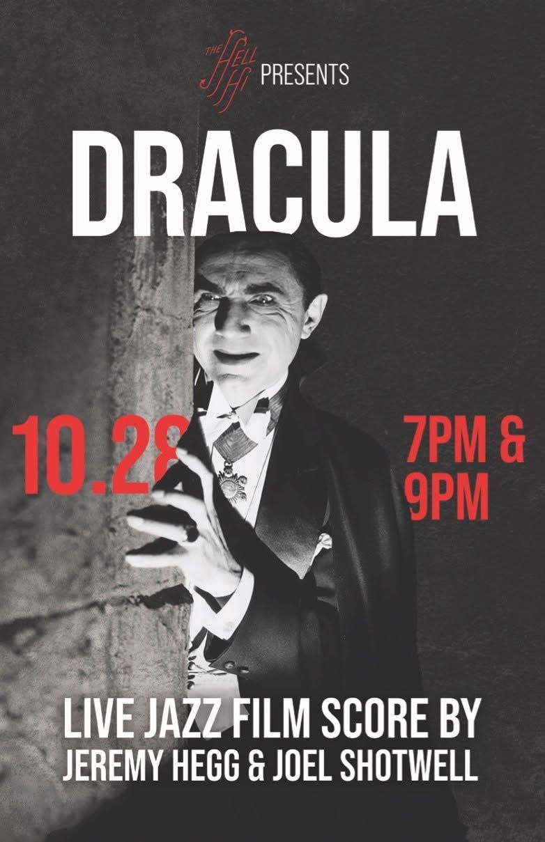 DRACULA silent film with live improv jazz score — The Hello Hi