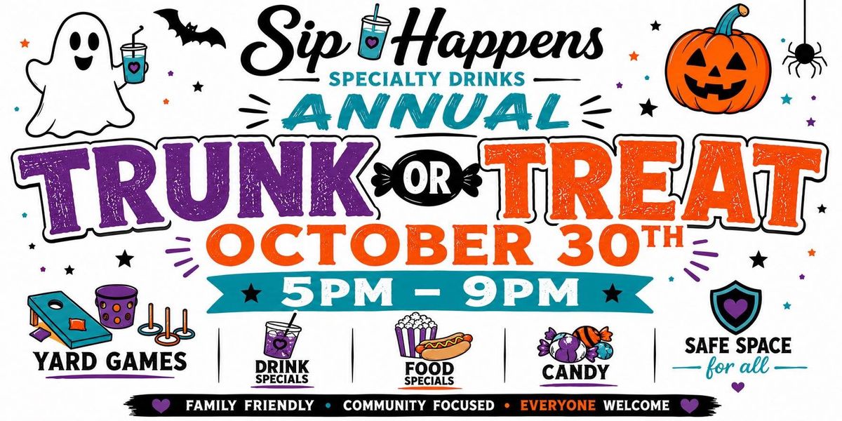 2nd Annual Trunk or Treat on S Sheridan (Sip Happens)
