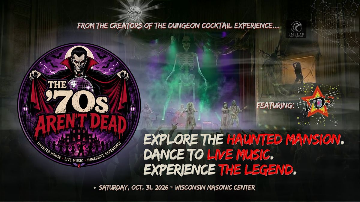 The '70s Aren't Dead: Immersive Halloween Experience at the Masonic Center