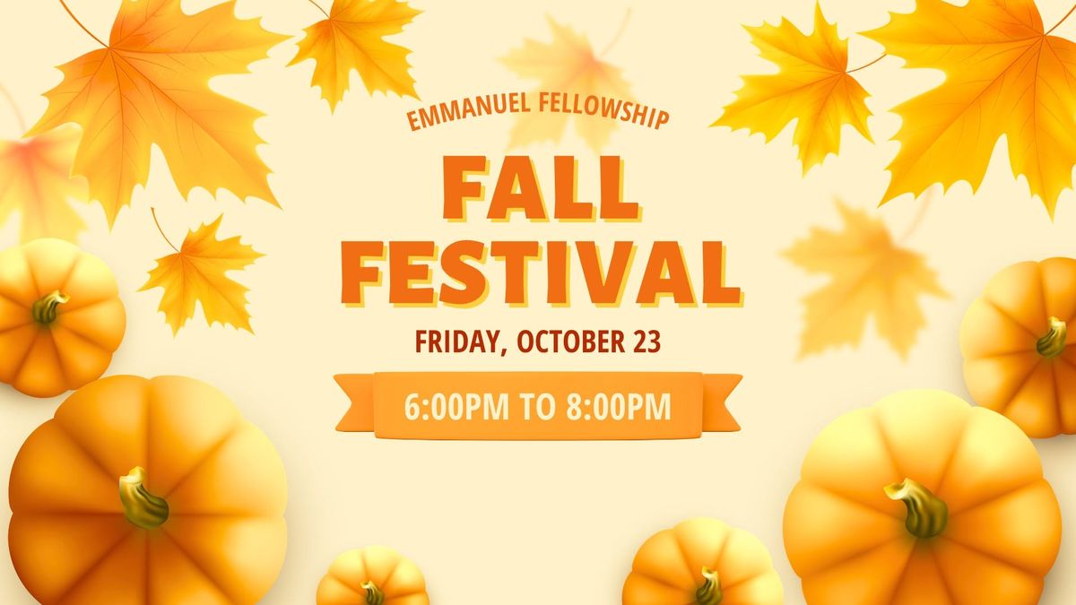 Fall Fest at Emmanuel Fellowship (Trunk-or-Treat & Games)