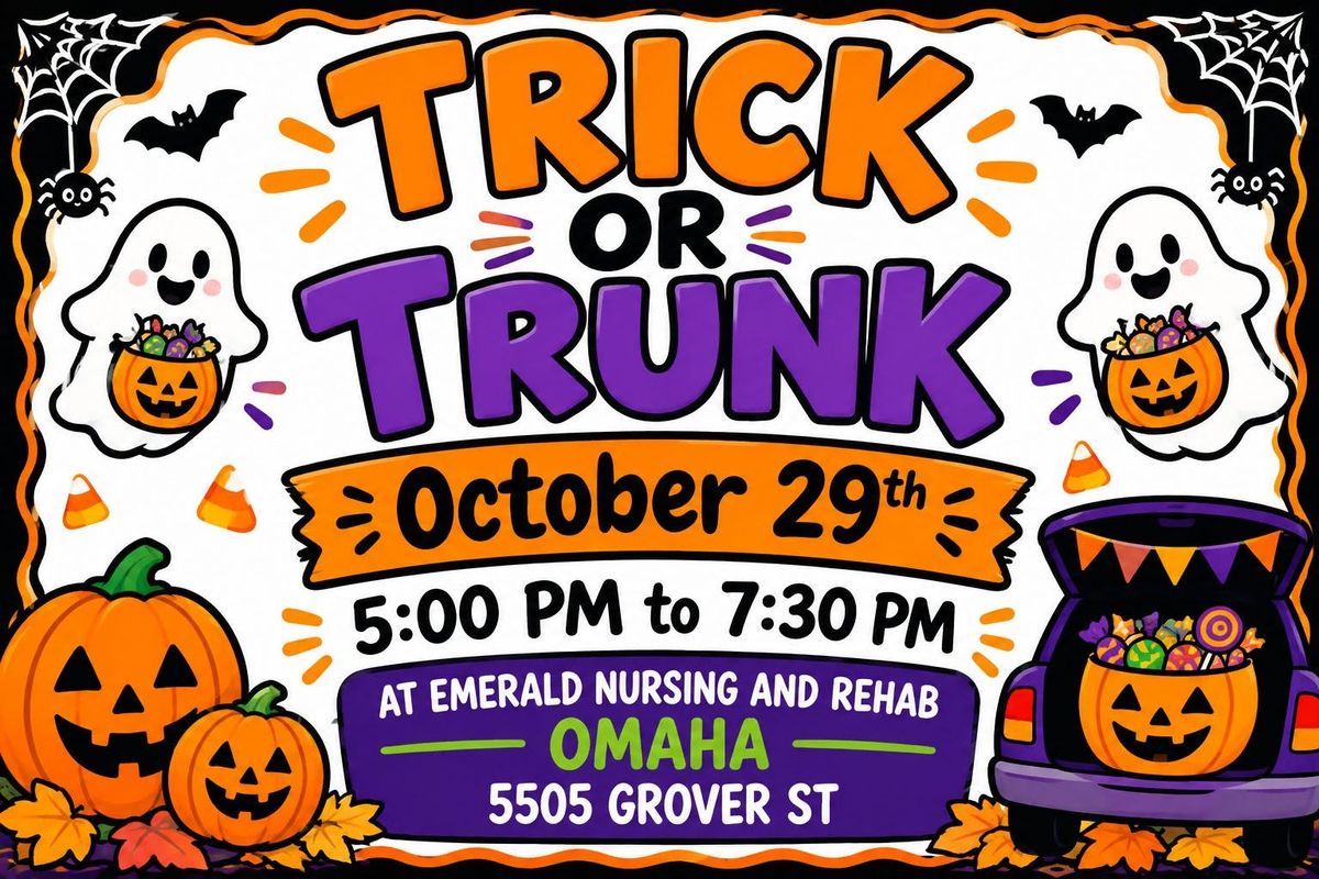 Trick or Trunk at Emerald Nursing & Rehab (Thu Oct 29)