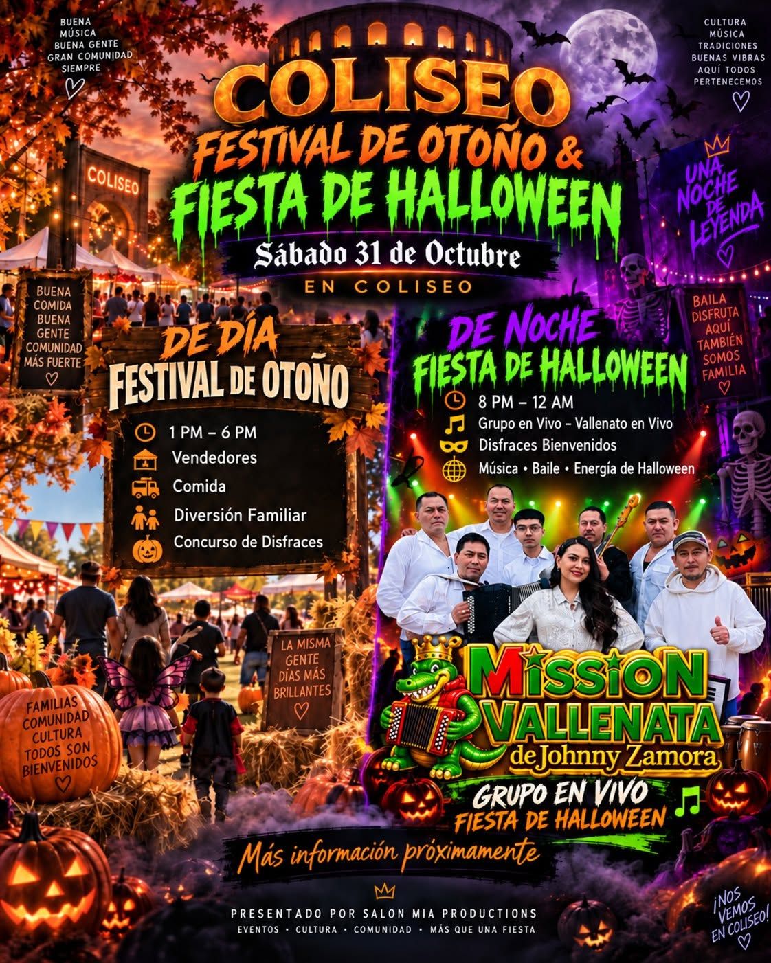 Festival de Otoño y Fiesta de Halloween — Mission Vallenata en vivo