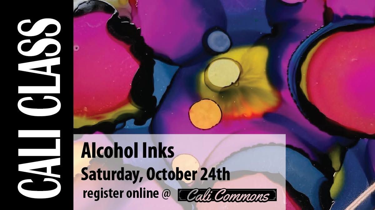 Cali Class: Alcohol Inks on Tiles