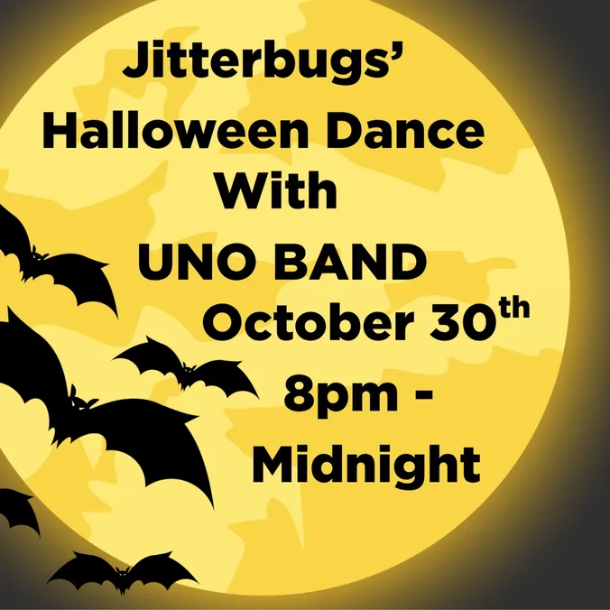 Jitterbugs' Night Out: Halloween Swing Dance with the UNO Jazz Band (Fri Oct 30)