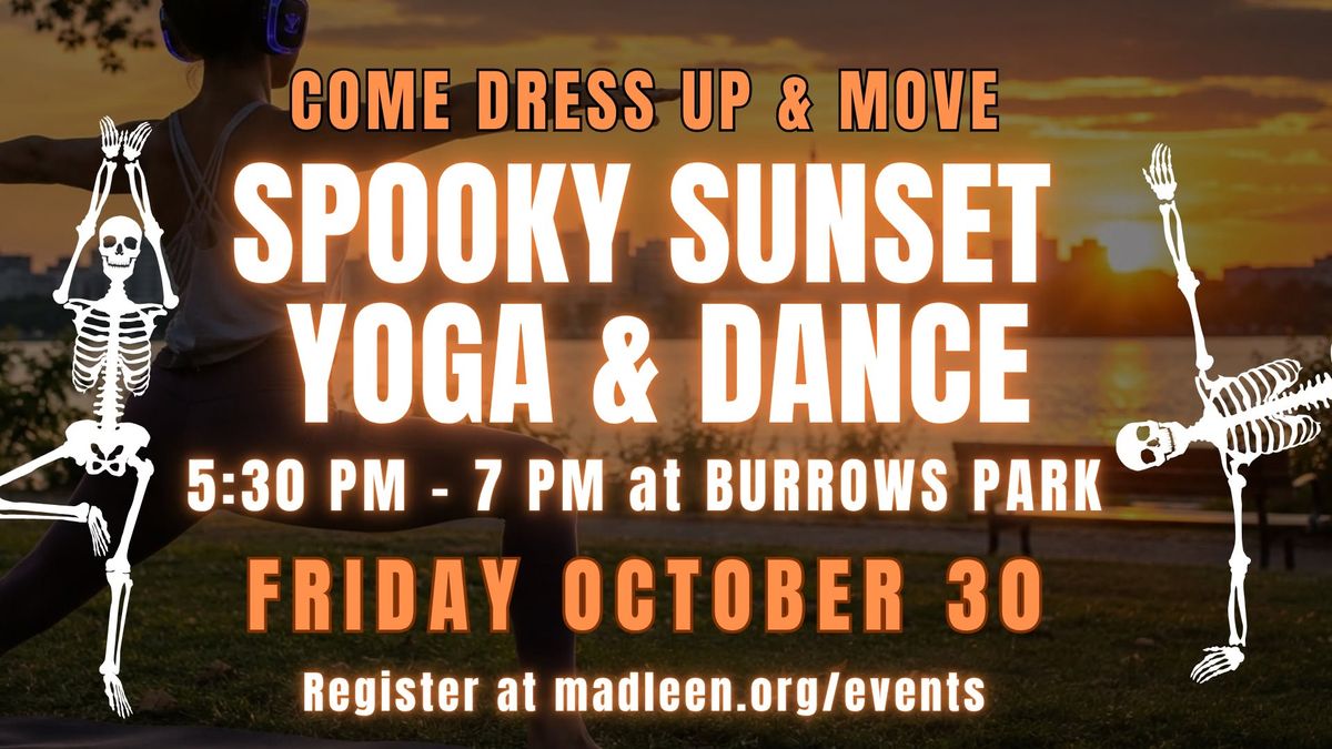 Friday Night Yoga & Silent Disco at Burrows Park (Halloween Flow)