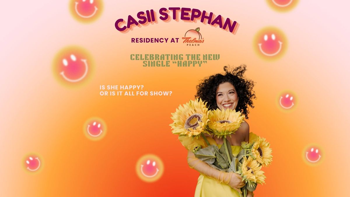 Casii Stephan Residency at Thelma's Peach — Night 4