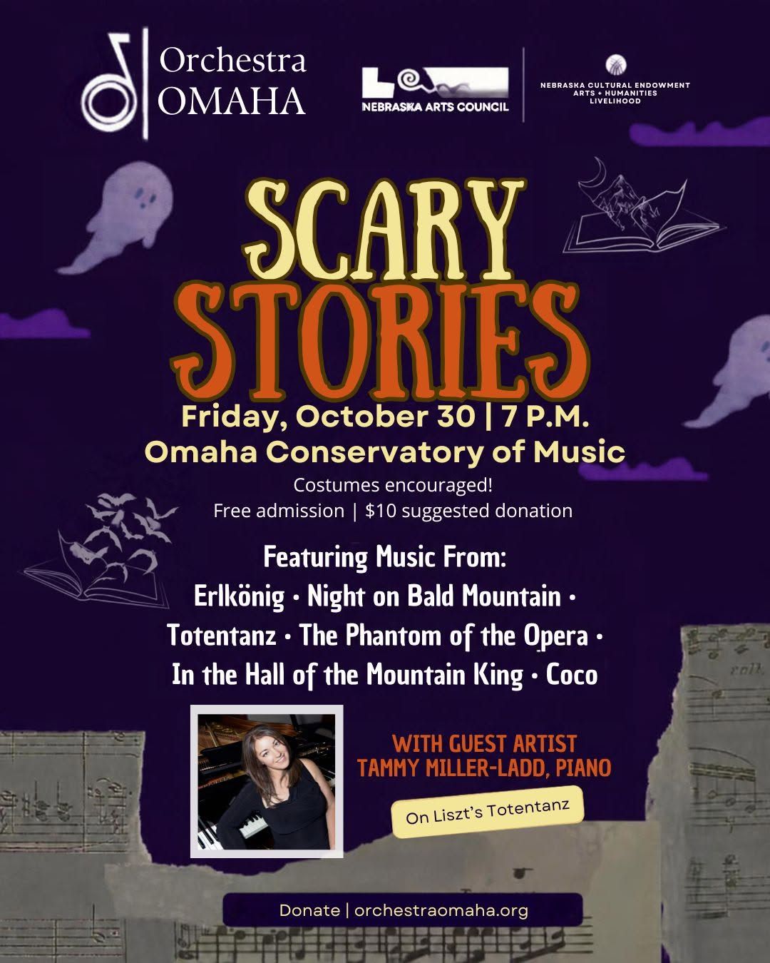 Scary Stories: Orchestra Omaha Free Halloween Concert
