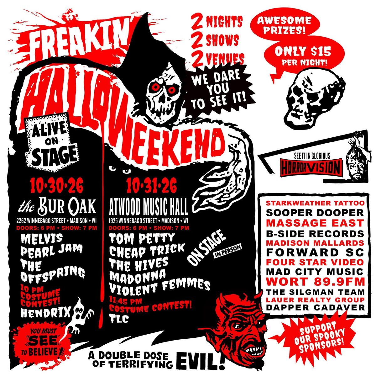 Freakin' Halloweekend Night 1 at The Bur Oak