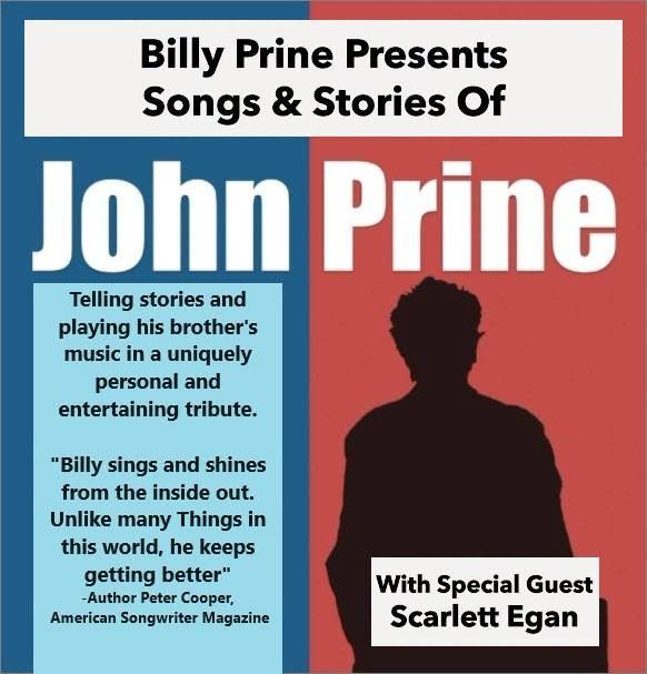 Billy Prine: Songs & Stories of John Prine at Atwood Music Hall