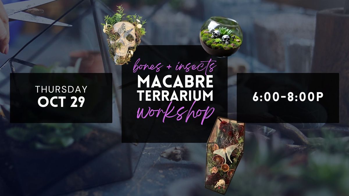 Bone + Insect Macabre Terrarium Workshop