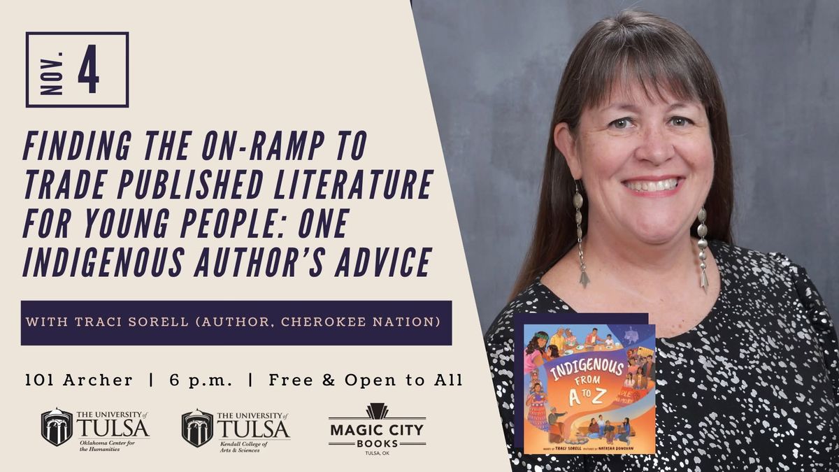 Writing for Young People: An Indigenous Author’s Advice (OK Center for the Humanities)