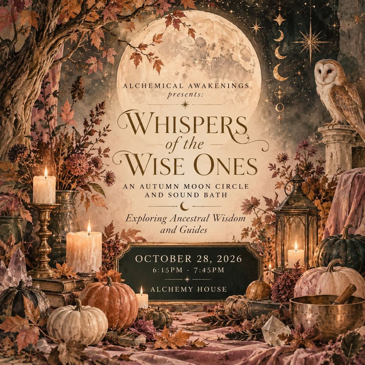 Whispers of the Wise Ones: autumn full-moon circle & sound bath