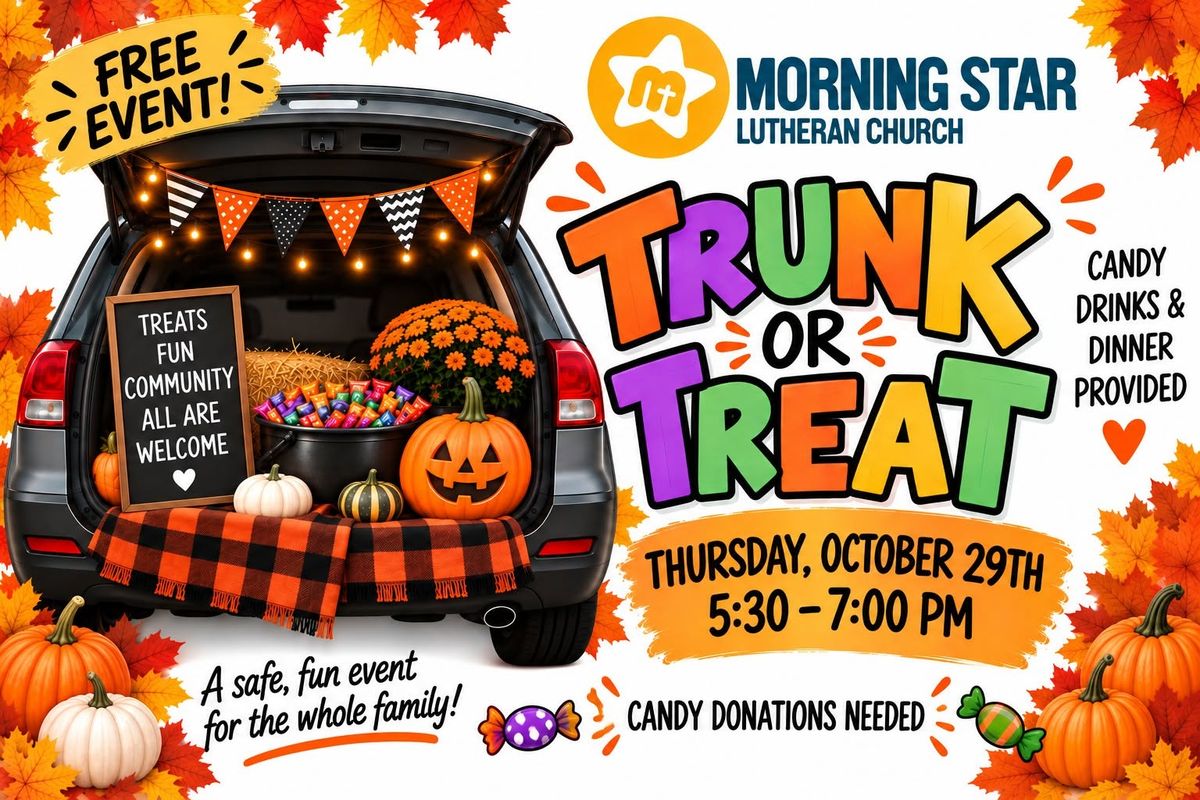 Trunk or Treat at Morning Star Lutheran Church
