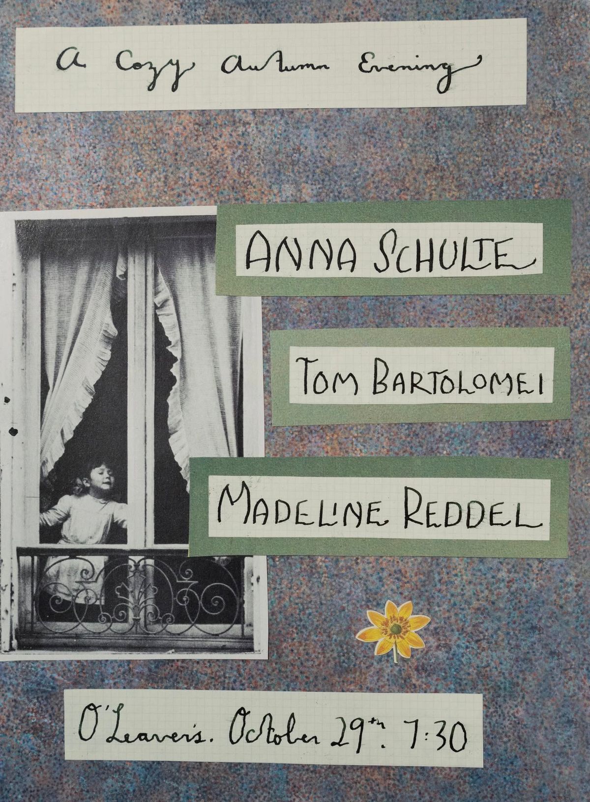 Anna Schulte, Tom Bartolomei & Madeline Reddel at O'Leaver's (Free, 21+)