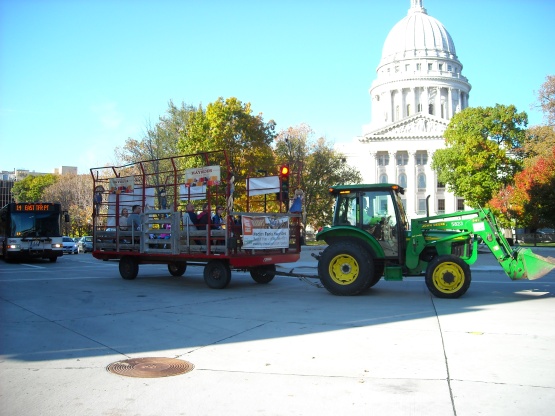 Downtown Madison Family Halloween: Hayride Around the Capitol + Movie at the Top of State