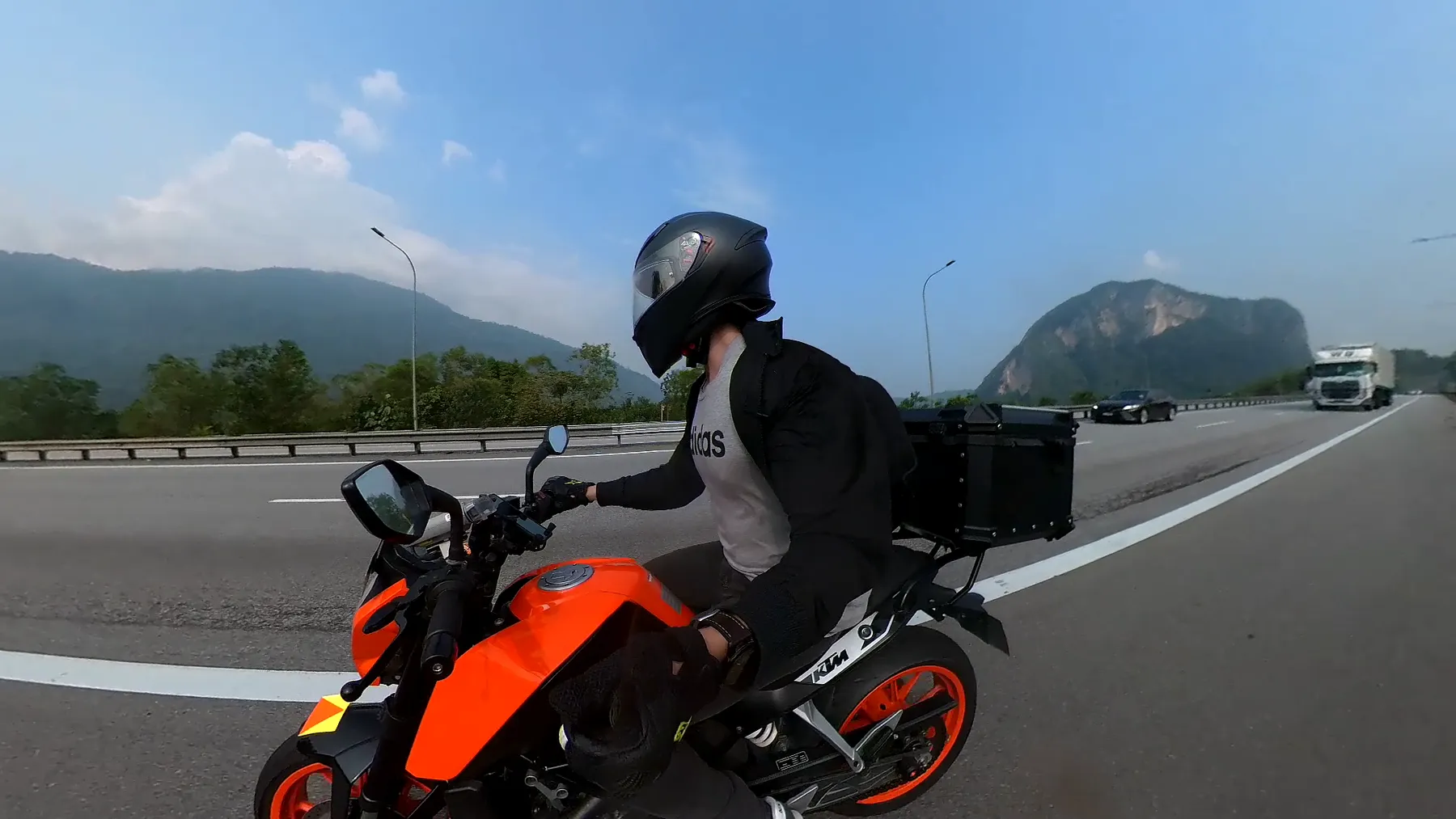 Insta360 Snap on the ride home