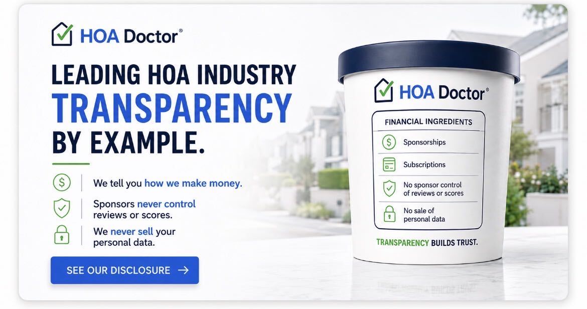 HOA Doctor - Leading HOA Industry Transparency By Example