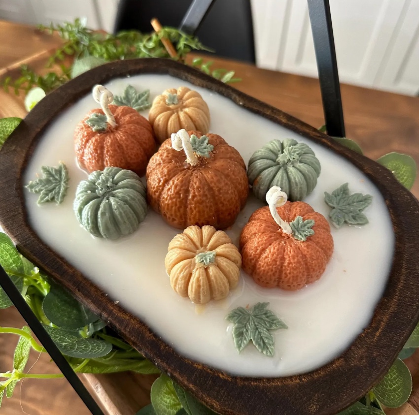Image of a pumpkin patch candle