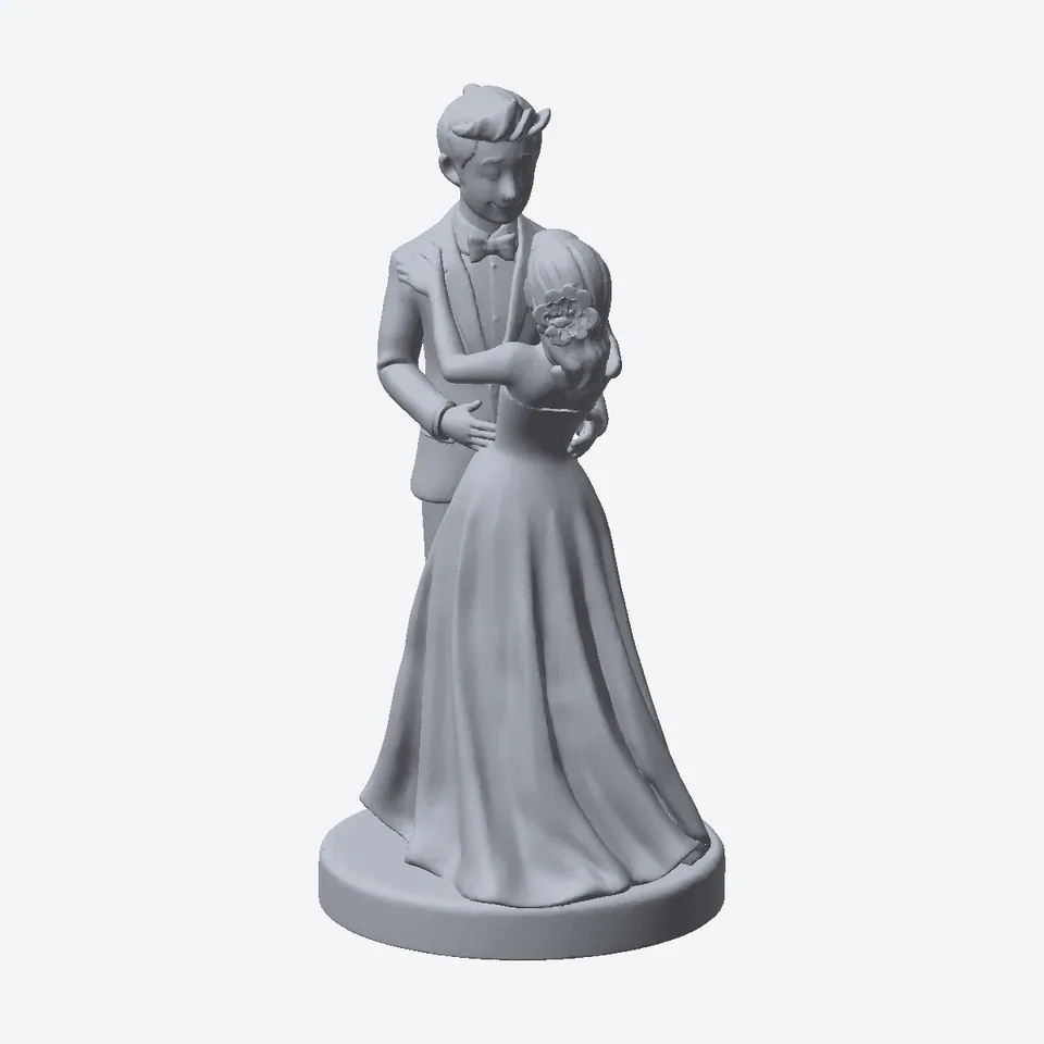 Dancing Couple Cake Topper