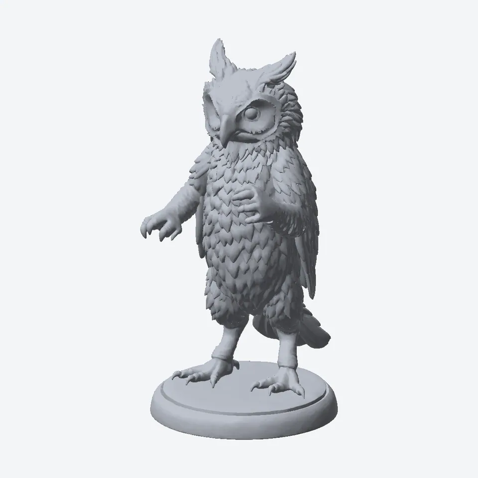 Owlbear Miniature