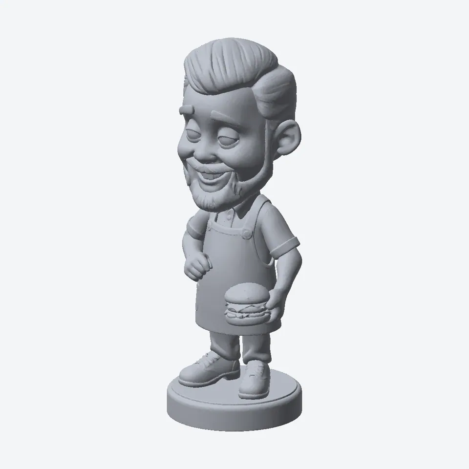 Grill Master Dad Bobblehead