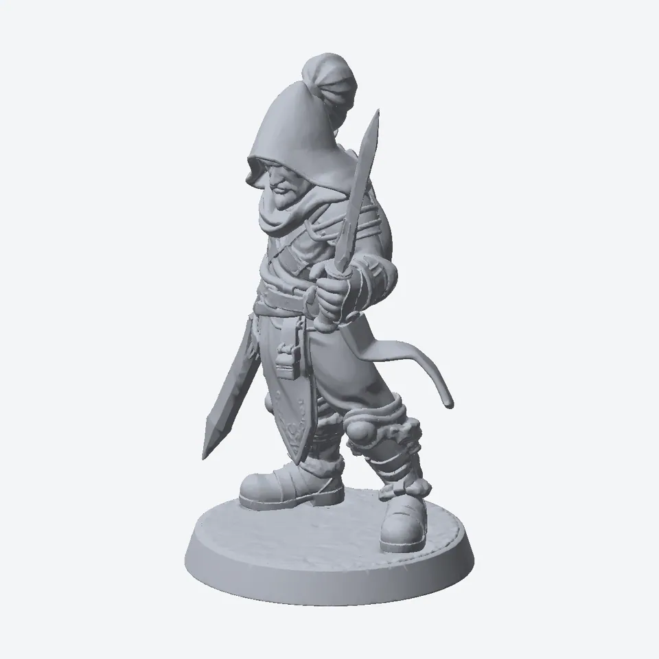 Halfling Rogue Miniature