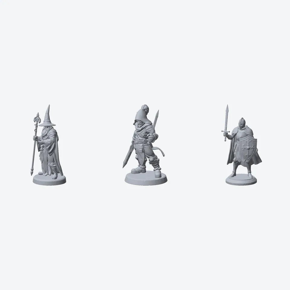 Adventuring Party Miniature Set