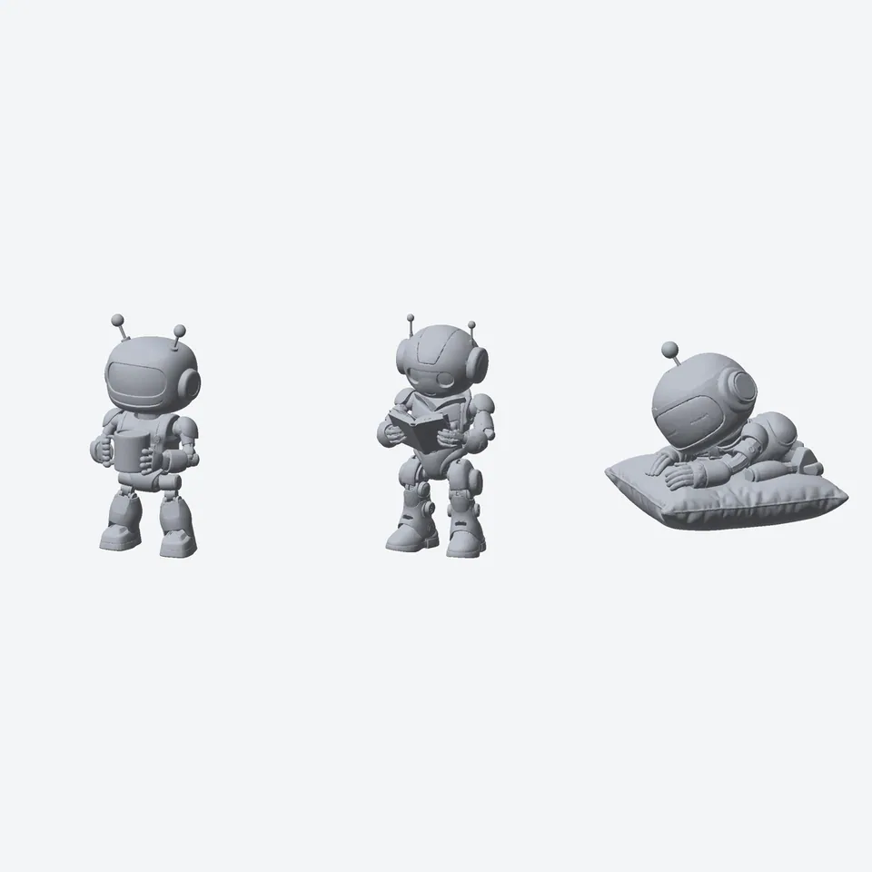 Desk Robot Crew Set