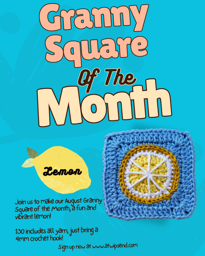 Crochet Granny Square of the Month Club! โจ๐ August | August 23