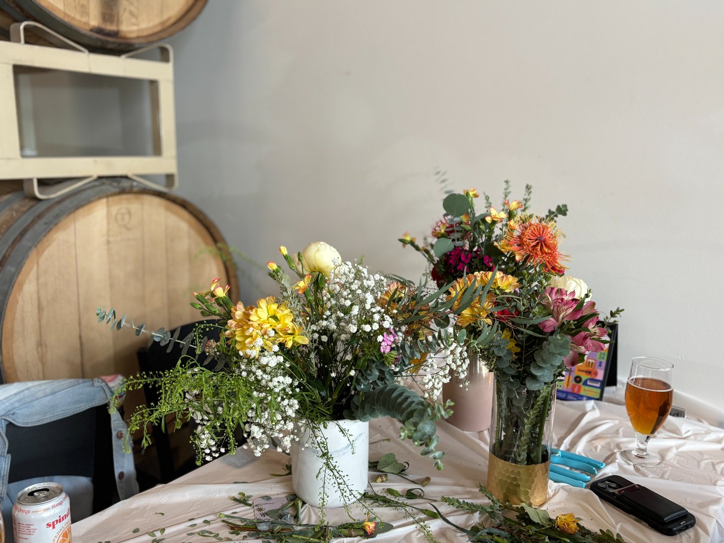 Floral Arrangement workshop with Prost Brewing! 2
