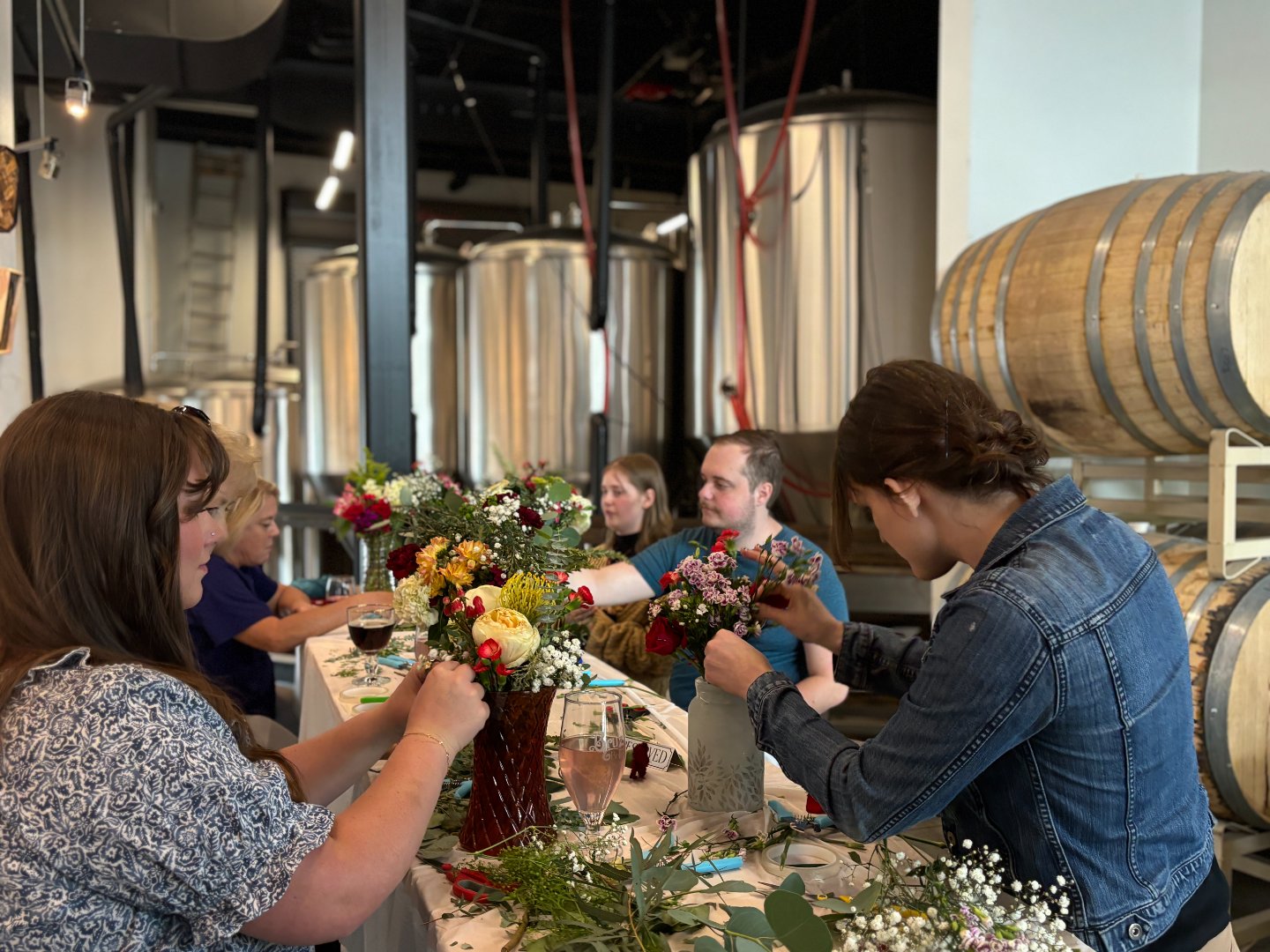 Floral Arrangement workshop with Prost Brewing! 3