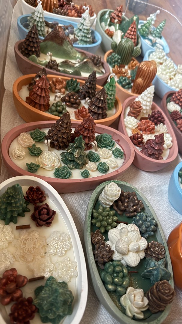 Fall Garden Harvest Candle class 3