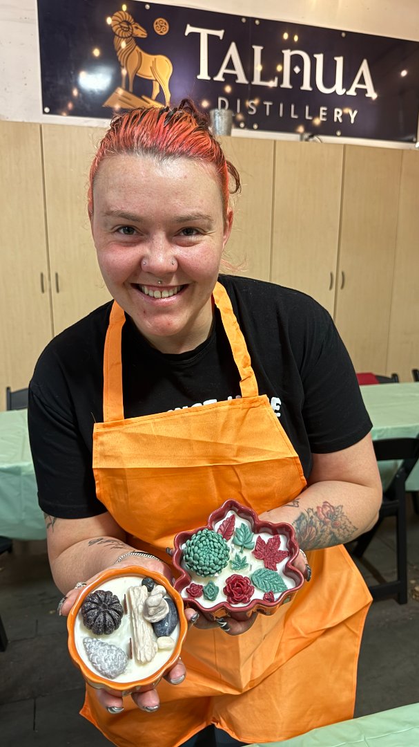 Fall Garden Harvest Candle class 5