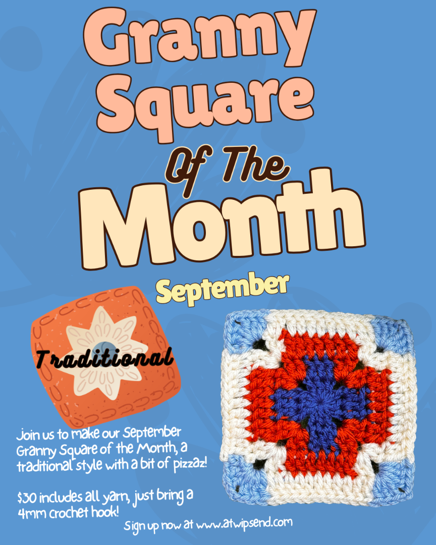 Crochet Granny Square of the Month Club! ✨ September |  September 6