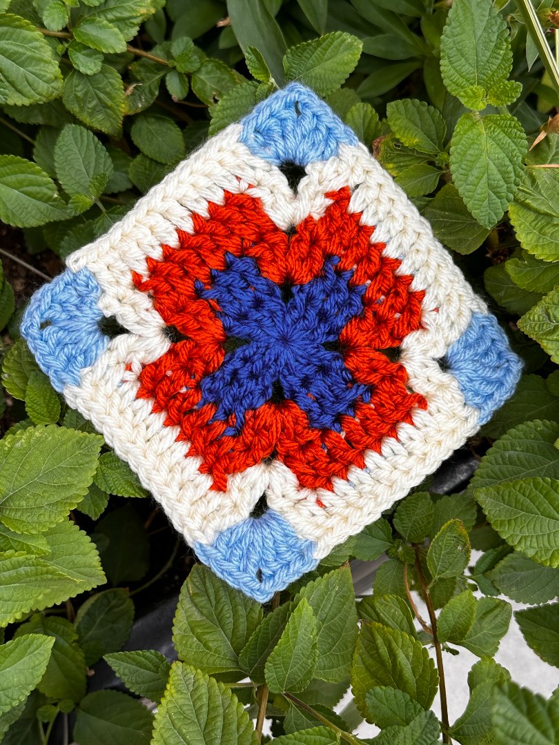 Crochet Granny Square of the Month Club! ✨ September |  September 6 4