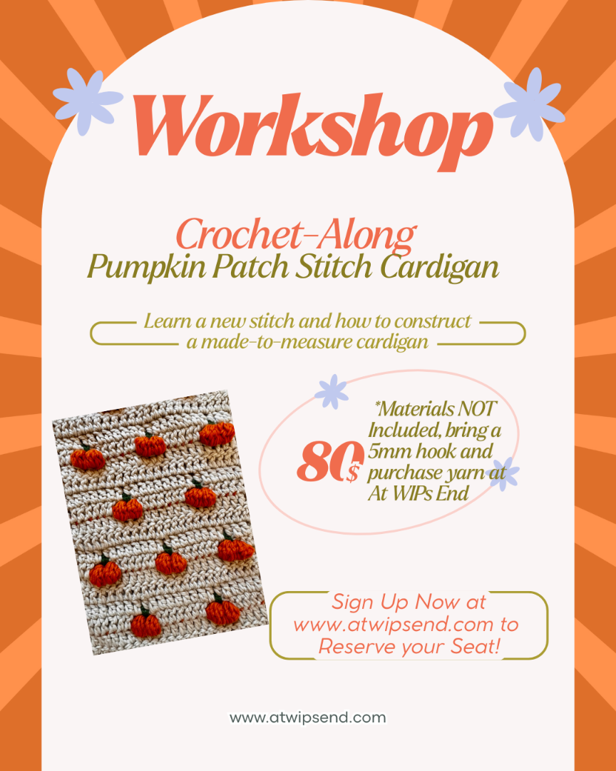 September Crochet-Along: Pumpkin Patch Stitch Cardigan