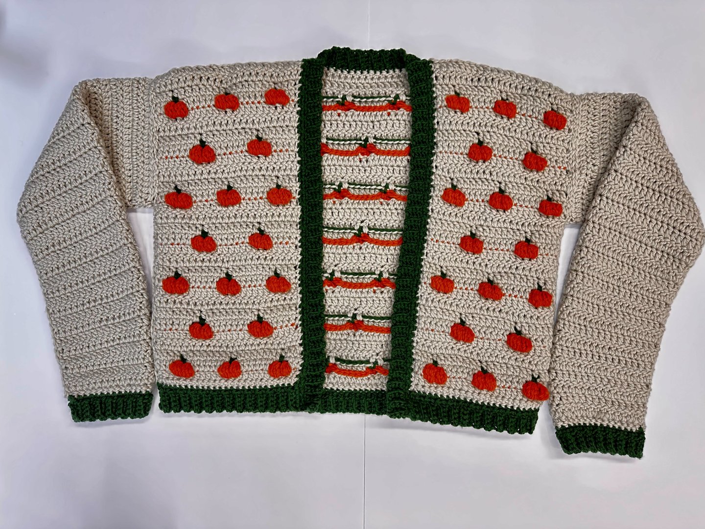 September Crochet-Along: Pumpkin Patch Stitch Cardigan 3