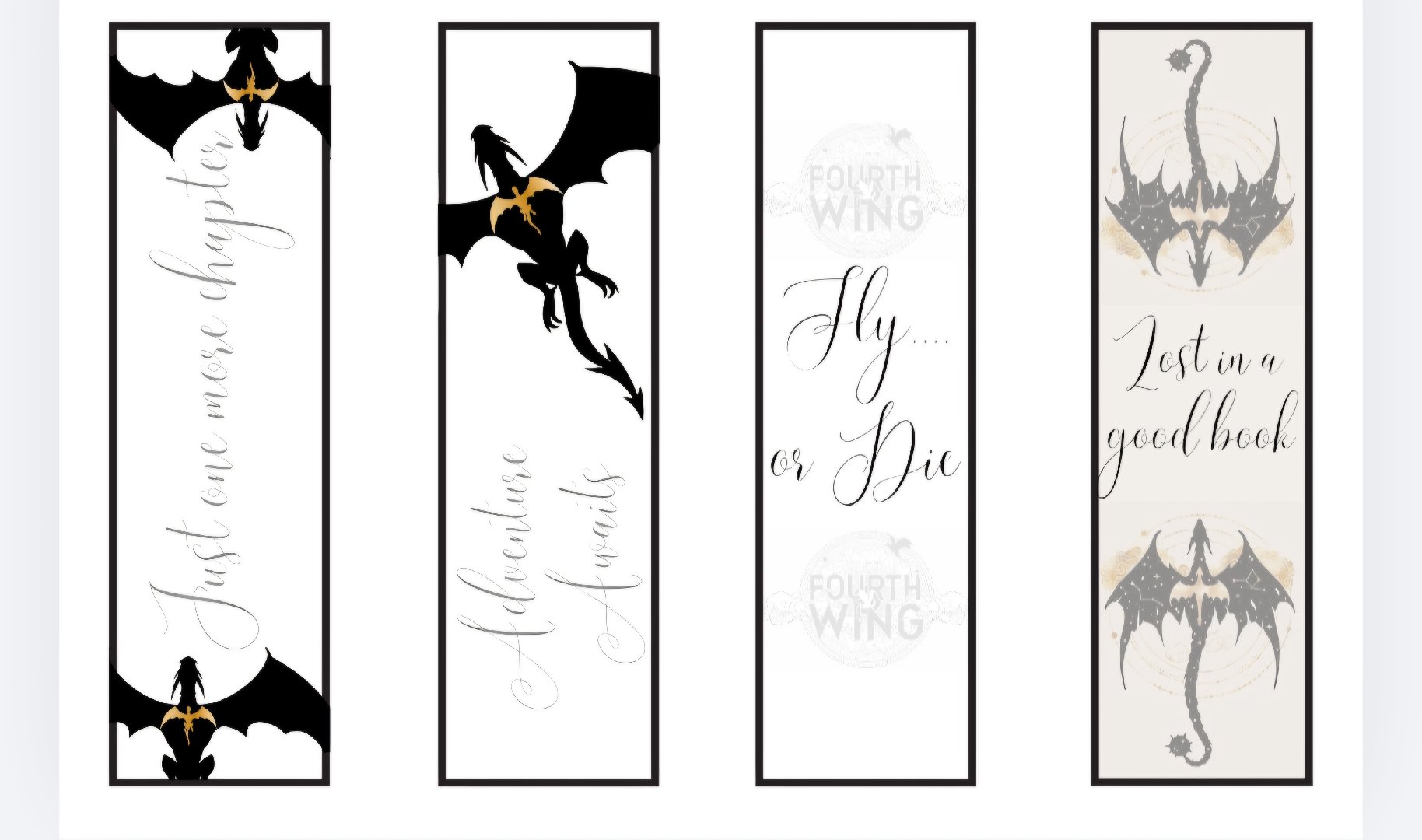Fly Or Die: A Fourth Wing Calligraphy Workshop